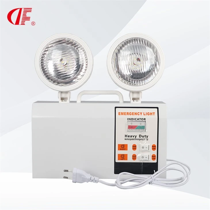 DF-EDL-M-05 220V Luz de emergencia automática Luz de salida de seguridad LED recargable de doble cabezal