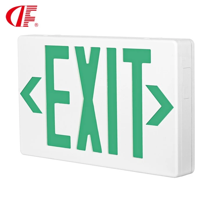 DF-3 Green Emergency Double Sided Exit Light Fixture Light Exit Sign UL Listed high quality
