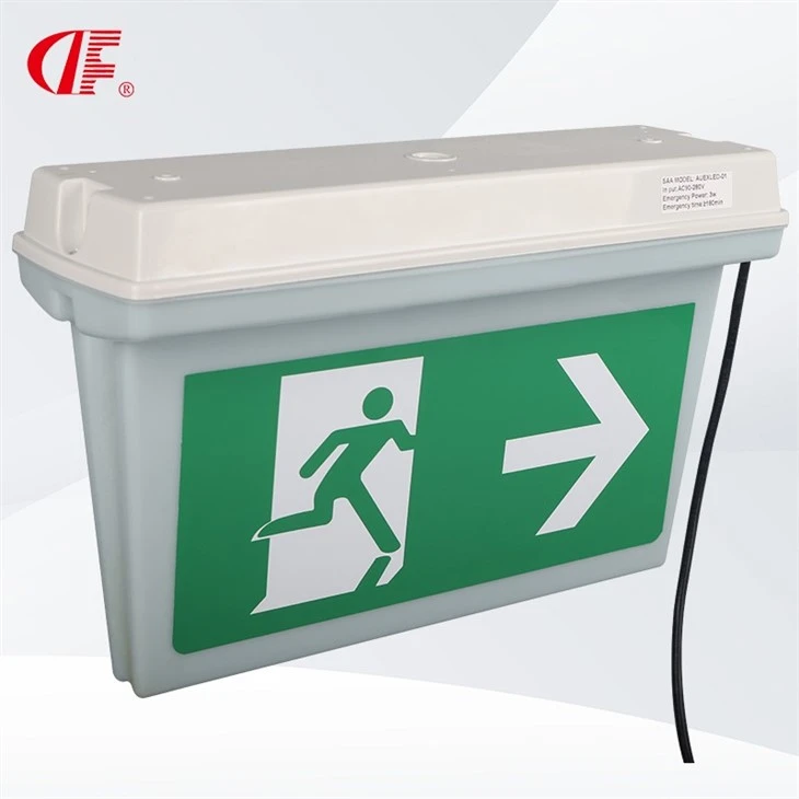 LED IP65 LED Emergency Light Embedded in Wall Rechargeable Emergency Bulkhead Light